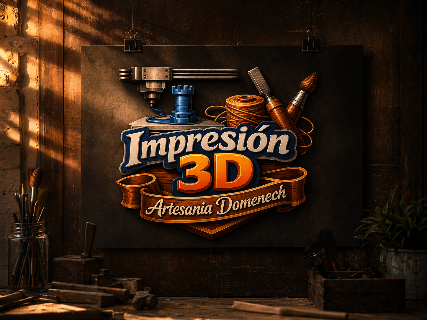 Imagen de taller y piezas