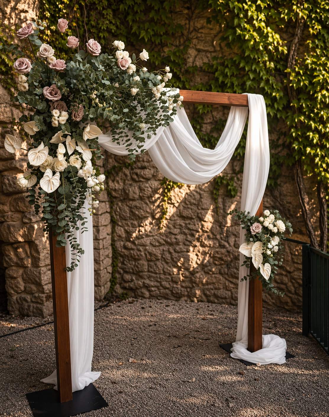 Conjunto de terraza fabricado con palets