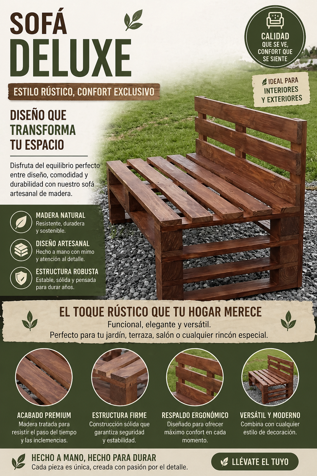 sofa deluxe — Carpintería en Barcelona