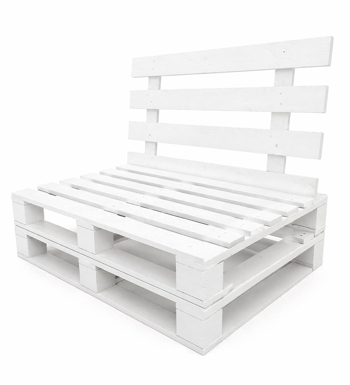 Sofá Maxi  Palet con Respaldo Reclinable — Carpintería en Barcelona